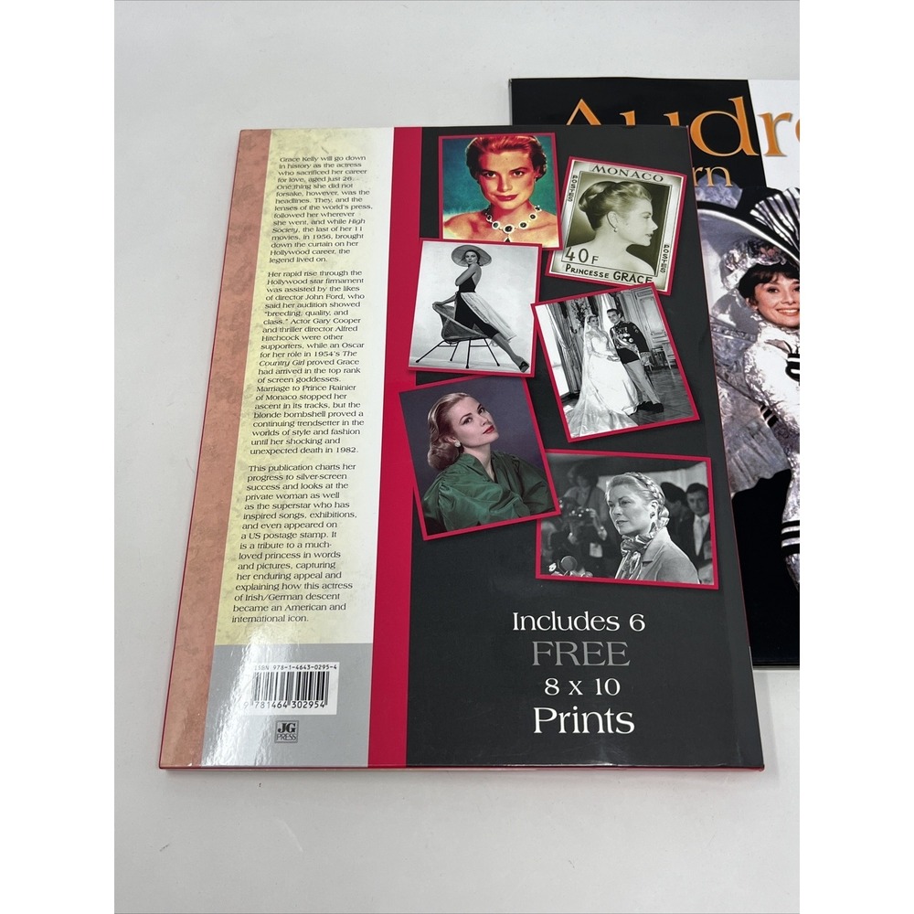 Audrey Hepburn & Grace Kelly Hollywood Legend to Style Icon 6 FREE 8x10 Prints - Picture 5 of 9
